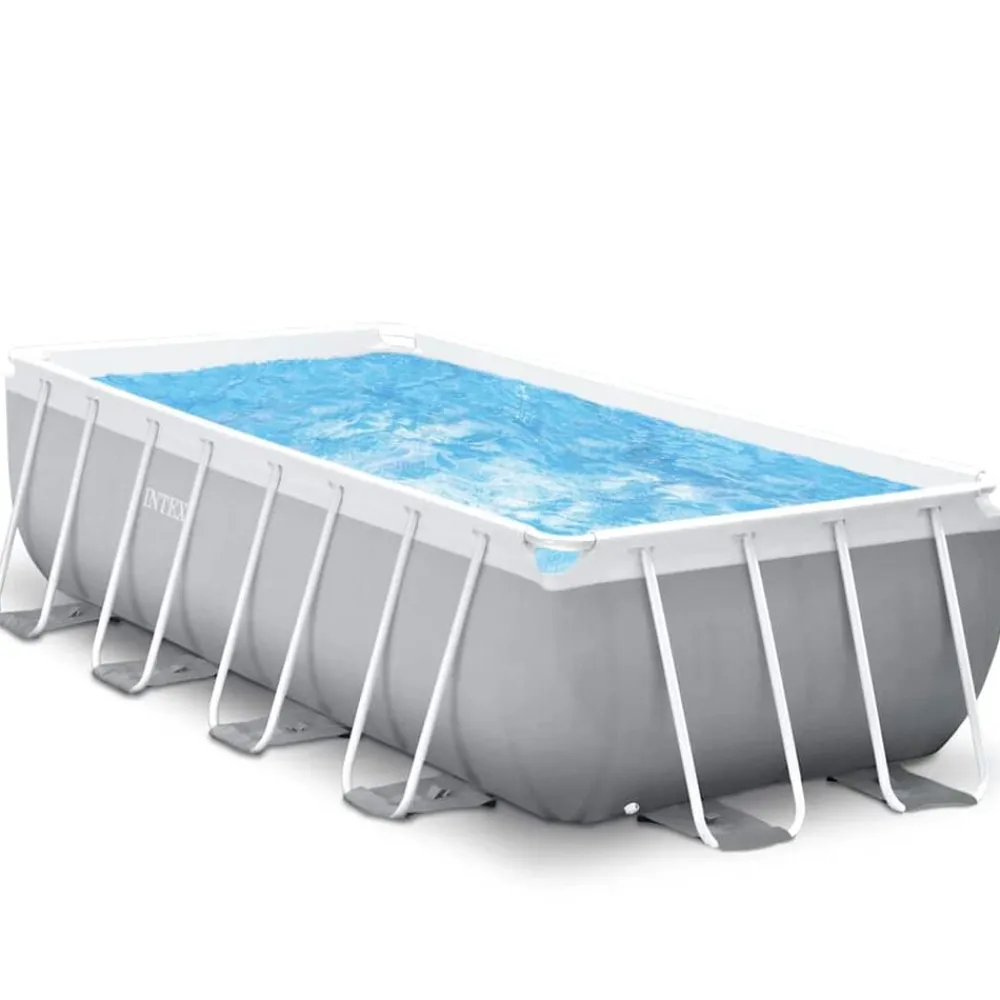 Zwembaden & Spa'S*vidaXL Intex Prism Frame Zwembadset rechthoekig 488x244x107 cm 26792GN