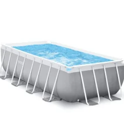 Zwembaden & Spa'S*vidaXL Intex Prism Frame Zwembadset rechthoekig 488x244x107 cm 26792GN
