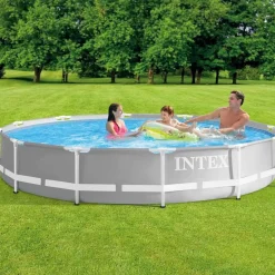 Zwembaden & Spa'S*vidaXL Intex Prism Frame Zwembadset Premium 366x76 cm