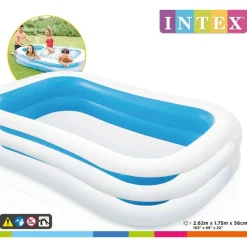 Zwembaden & Spa'S*vidaXL Intex Swim Center Familezwembad 262x175x56 cm