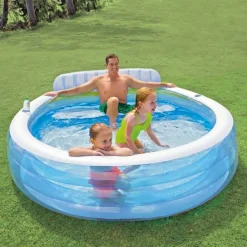 Zwembaden & Spa'S*vidaXL Intex Swim Center Opblaaszwembad Family Lounge Pool 57190NP