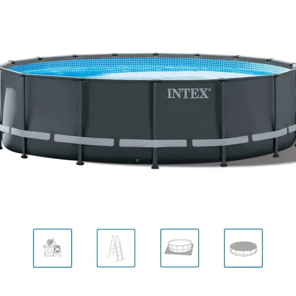 Zwembaden & Spa'S*vidaXL Intex Ultra XTR Zwembadset rond 488x122 cm 26326GN