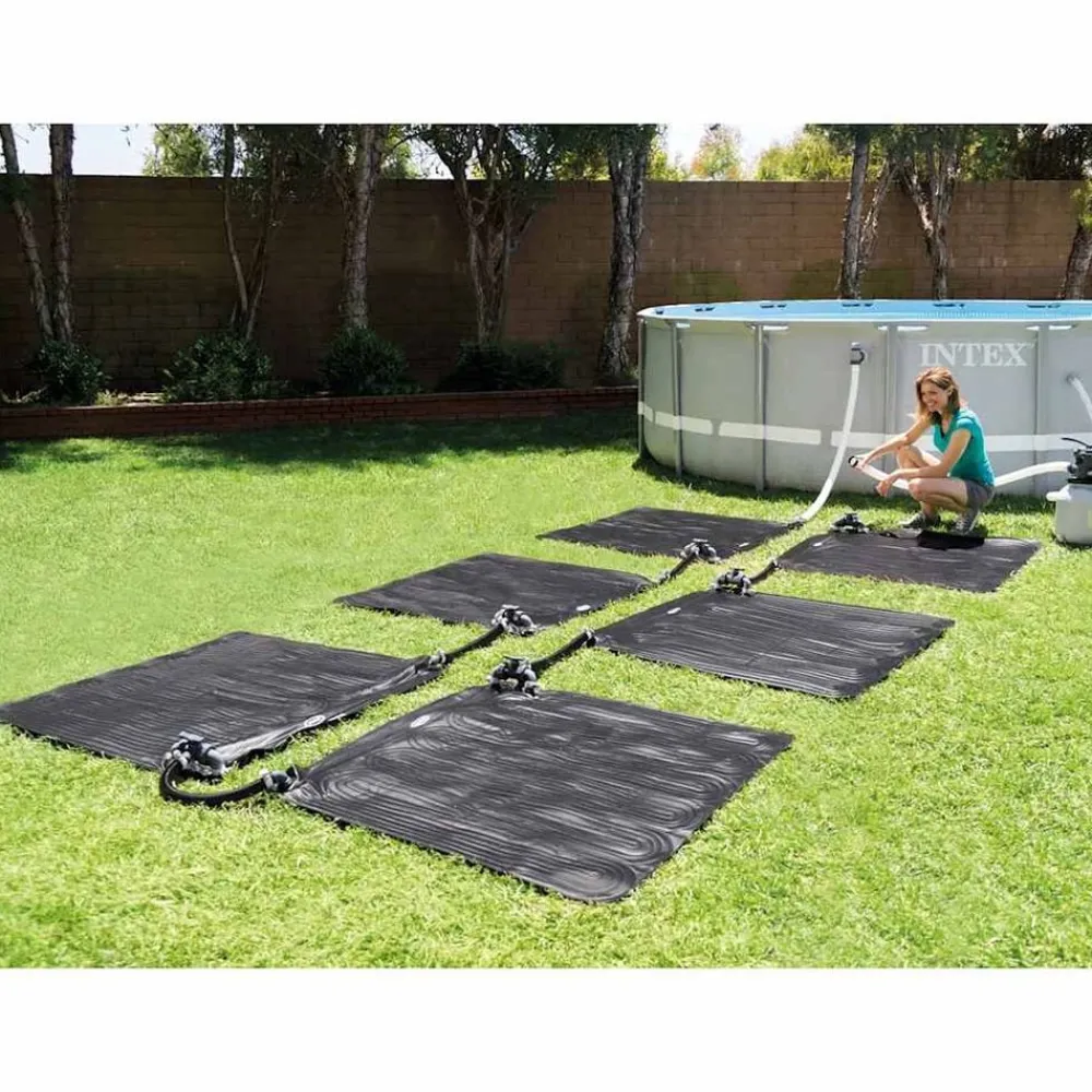Zwembaden & Spa'S*vidaXL Intex Verwarmingsmat op zonne-energie 1,2X1,2m PVc zwart 28685