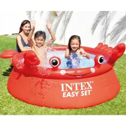 Zwembaden & Spa'S*vidaXL INTEX Zwembad Easy Set Happy Crab opblaasbaar 183x51 cm