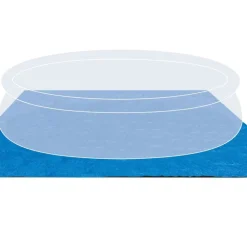 Zwembaden & Spa'S*vidaXL Intex Zwembad grondzeil vierkant 472x472 cm 28048