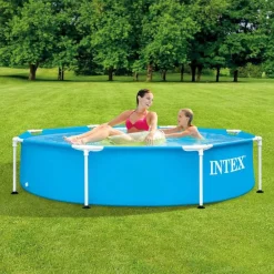 Zwembaden & Spa'S*vidaXL Intex Zwembad Metal Frame 244x51 cm