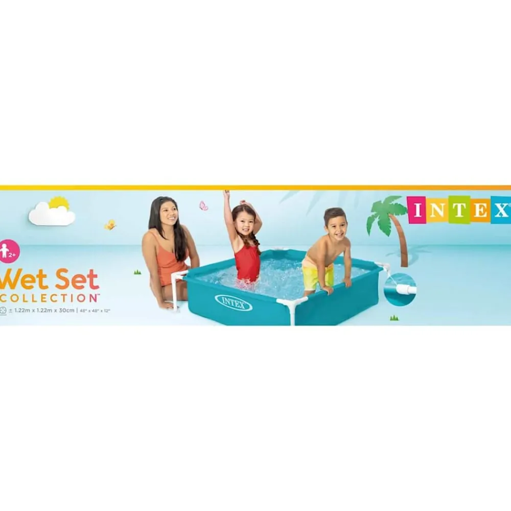 Intex Zwembad Mini Frame 122x122x30 cm 57173NP>vidaXL New