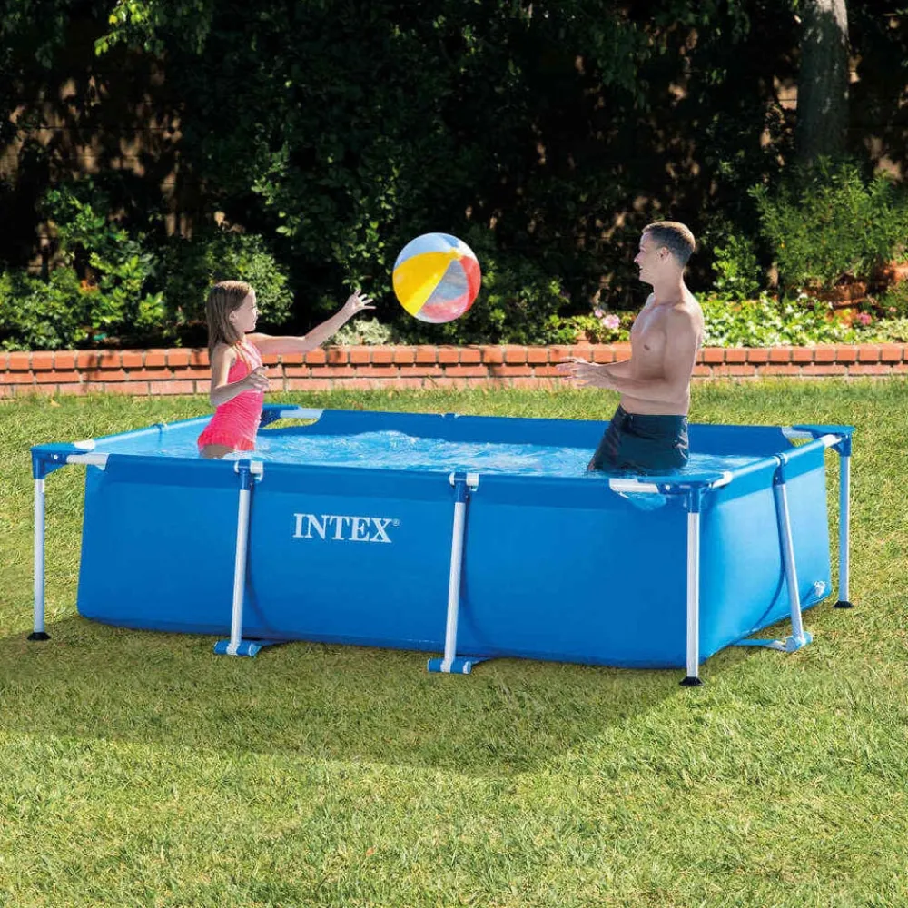 Zwembaden & Spa'S*vidaXL Intex Zwembad Rectangular Frame 220x150x60 cm 28270NP