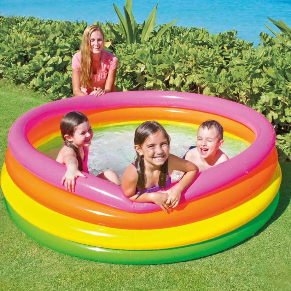 Intex Zwembad Sunset opblaasbaar 4 ringen 168x46 cm>vidaXL Best