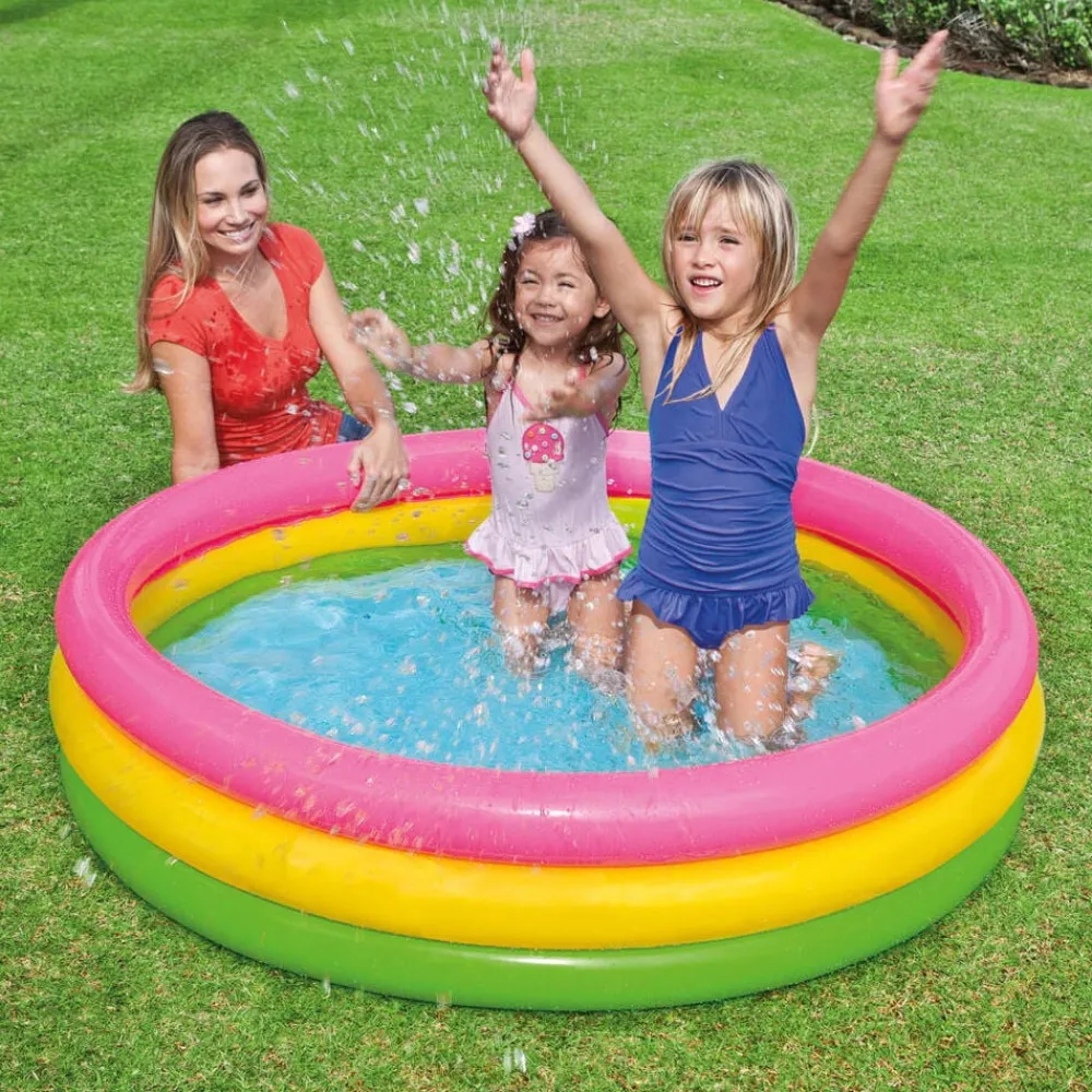 Intex Zwembad Sunset opblaasbaar 3 ringen 147x33 cm>vidaXL Clearance