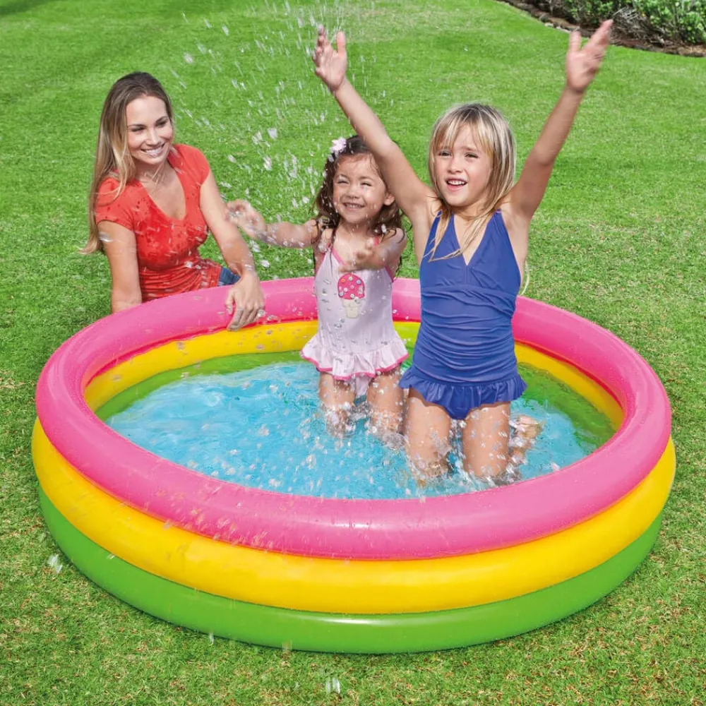 Zwembaden & Spa'S*vidaXL Intex Zwembad Sunset opblaasbaar 3 ringen 147x33 cm