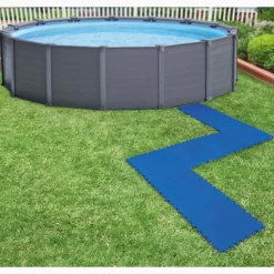 Intex Zwembadbodembeschermers 8 st 50x50 cm blauw>vidaXL Hot