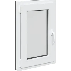 Bouwmaterialen*vidaXL Kelderraam RISOR 50 x 75 cm PVC en glas Antraciet