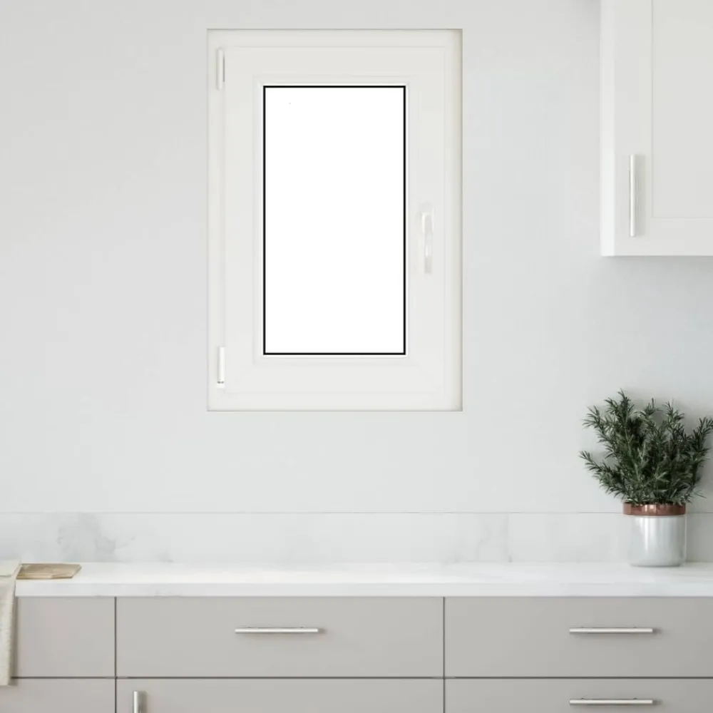 Bouwmaterialen*vidaXL Kelderraam RISOR 50 x 75 cm PVC en glas Antraciet