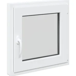 Bouwmaterialen*vidaXL Kelderraam RISOR 60 x 60 cm PVC en glas Wit