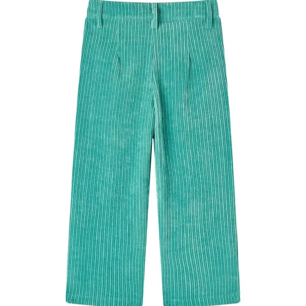 Kleding & Accessoires*vidaXL Kinderbroek 92 ribfluweel mintgroen