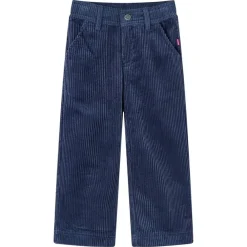 Kleding & Accessoires*vidaXL Kinderbroek 92 ribfluweel marineblauw