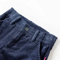 Kleding & Accessoires*vidaXL Kinderbroek 92 ribfluweel marineblauw