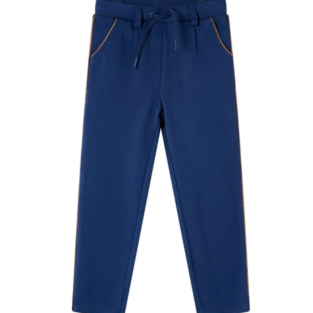 Kleding & Accessoires*vidaXL Kinderbroek met trekkoord 92 marineblauw