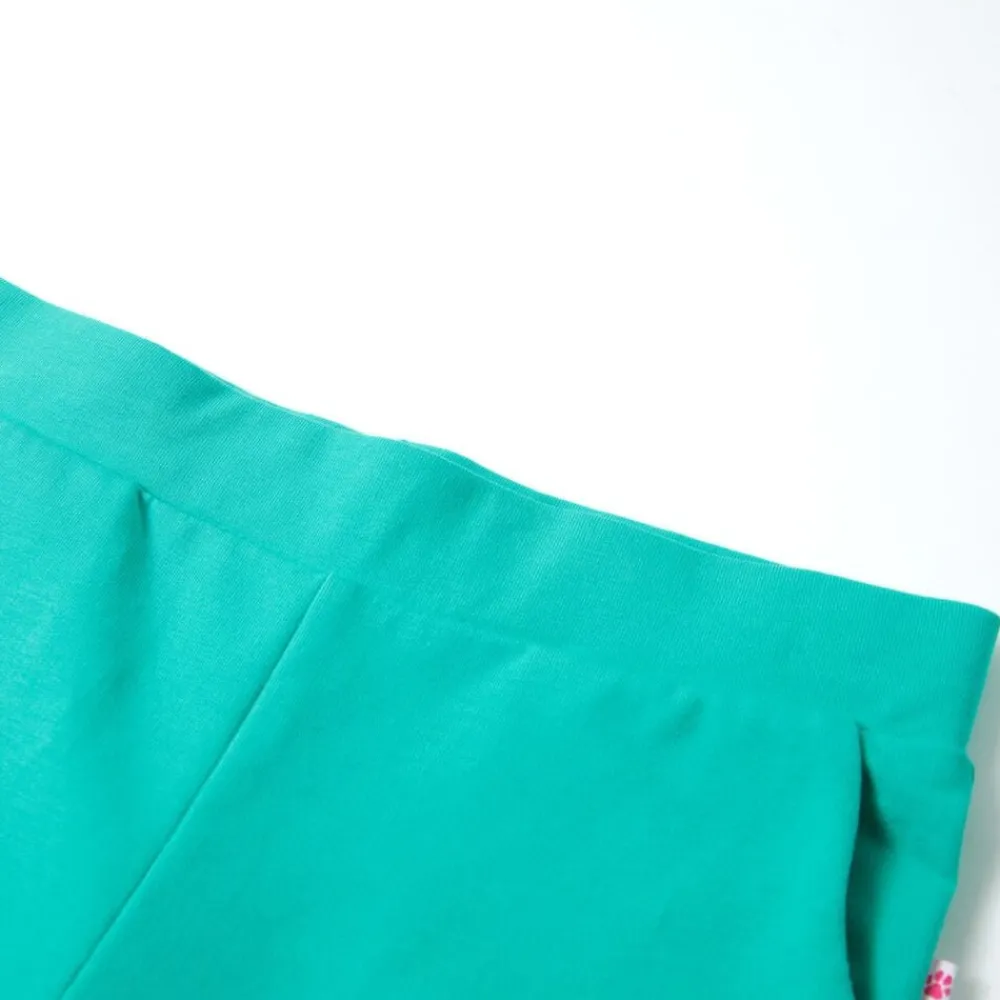 Kleding & Accessoires*vidaXL Kinderbroek met wijde pijpen 116 mintkleurig Mintgroen