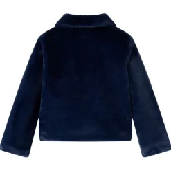 Kinderjas 92 kunstvacht marinekleur>vidaXL Clearance