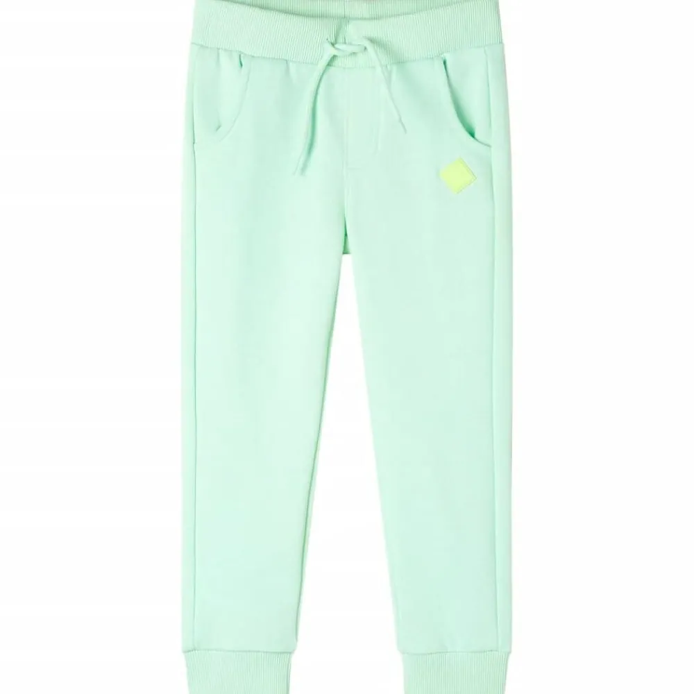 Kleding & Accessoires*vidaXL Kinderjoggingbroek 104 fel Groen