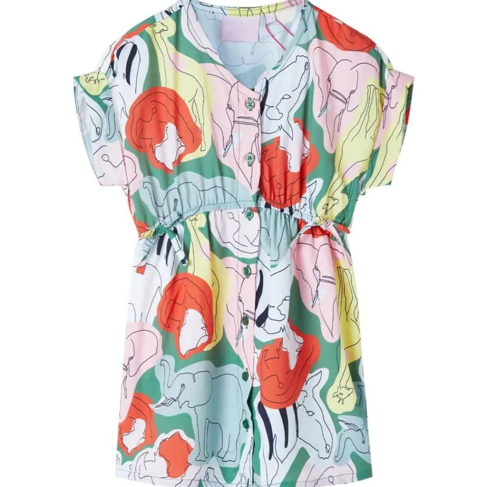 Kleding & Accessoires*vidaXL Kinderjurk 116 groen