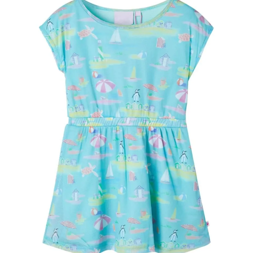 Kleding & Accessoires*vidaXL Kinderjurk 104 lichtzeeblauw