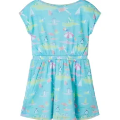 Kleding & Accessoires*vidaXL Kinderjurk 104 lichtzeeblauw