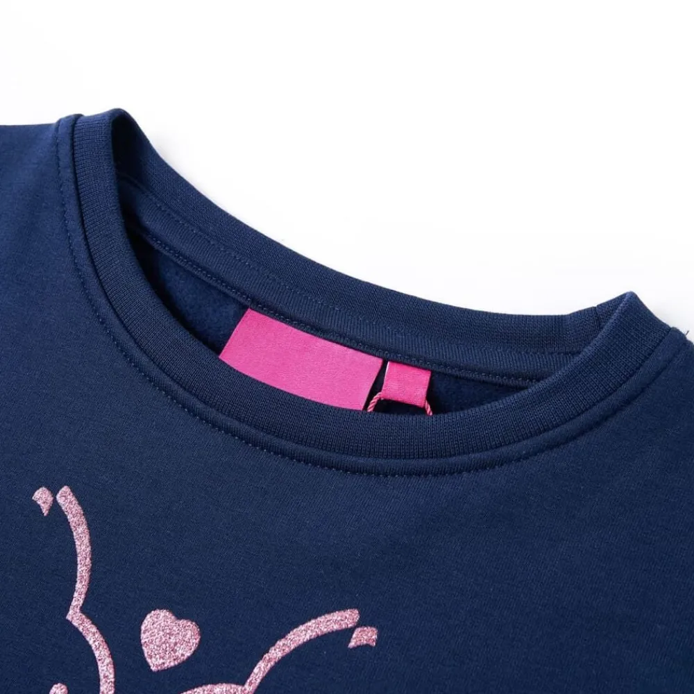 Kinderjurk 92 marineblauw>vidaXL Sale