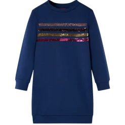 Kleding & Accessoires*vidaXL Kinderjurk 92 marineblauw