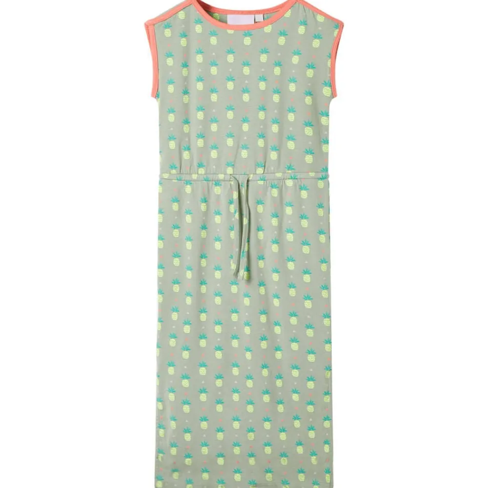 Kleding & Accessoires*vidaXL Kinderjurk 116 oudmint