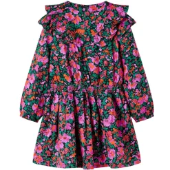 Kleding & Accessoires*vidaXL Kinderjurk met lange mouwen 92 felroze