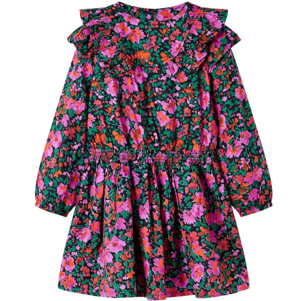 Kleding & Accessoires*vidaXL Kinderjurk met lange mouwen 92 felroze