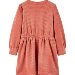 Kinderjurk met lange mouwen 92 middelroze>vidaXL Outlet