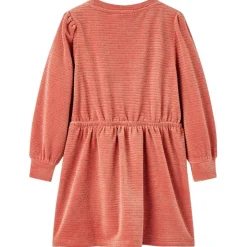 Kinderjurk met lange mouwen 92 middelroze>vidaXL Outlet