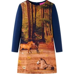 Kinderjurk met lange mouwen 104>vidaXL Online