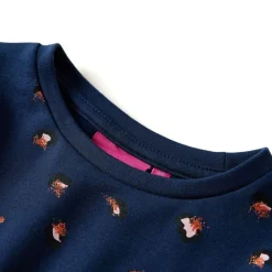 Kinderjurk met lange mouwen 104 marineblauw><noscript><img width=
