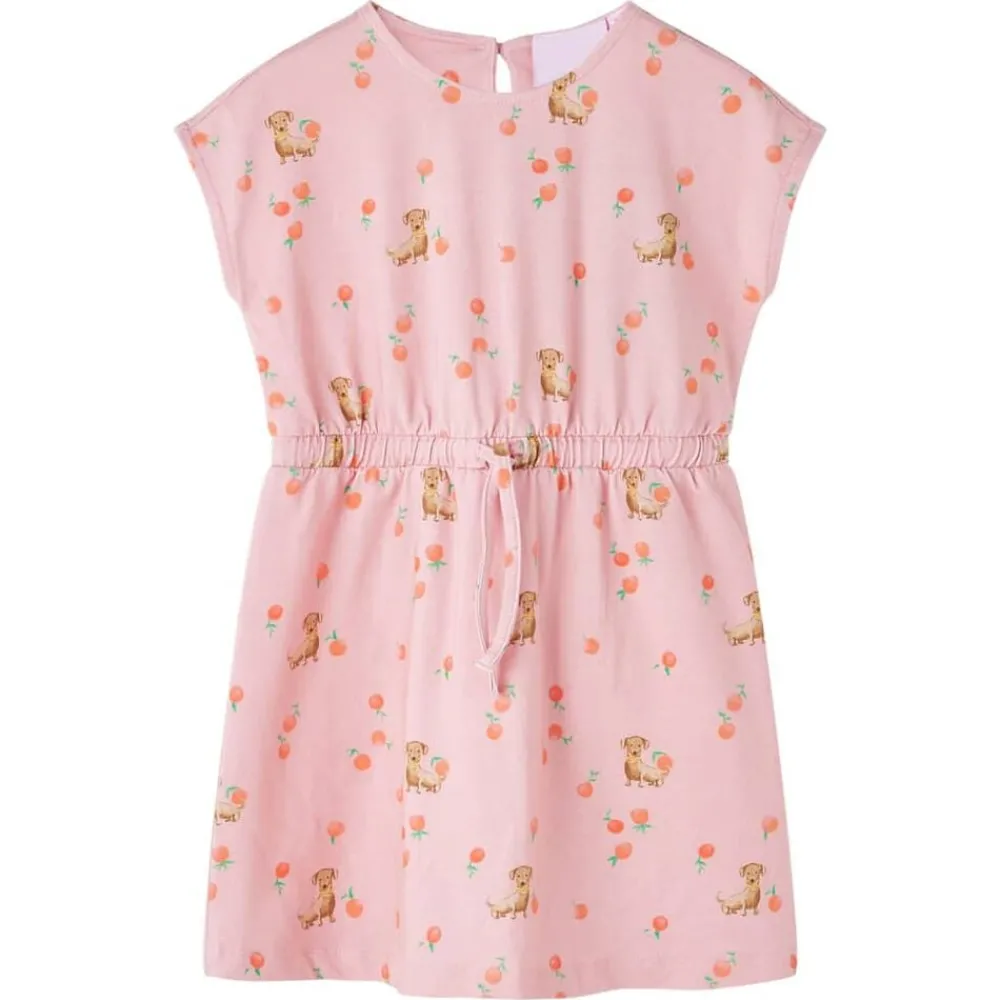 Kleding & Accessoires*vidaXL Kinderjurk met trekkoord 116 lichtoranje