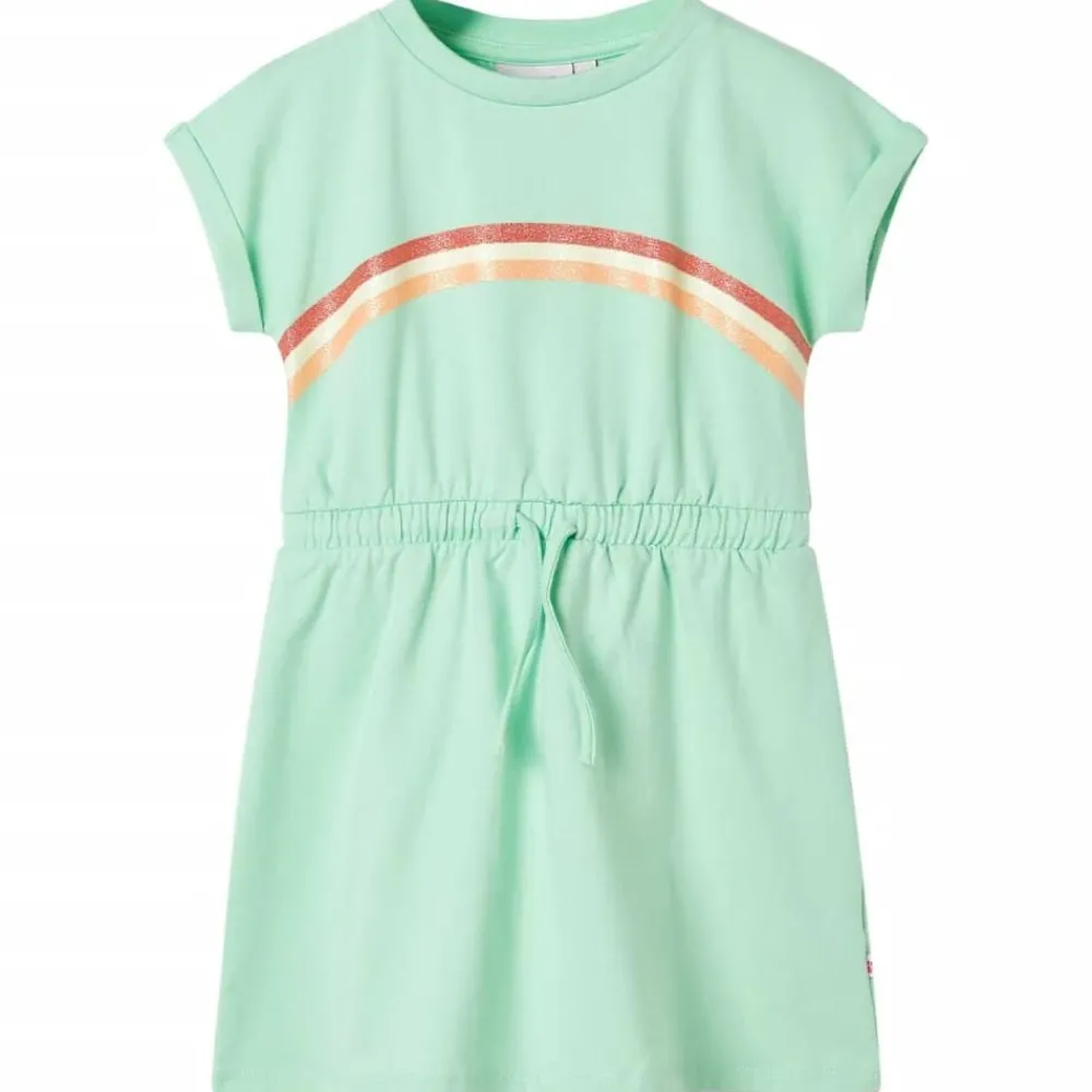 Kleding & Accessoires*vidaXL Kinderjurk met trekkoord 104 fel Groen