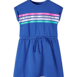 Kinderjurk met trekkoord 104 kobaltblauw>vidaXL Outlet