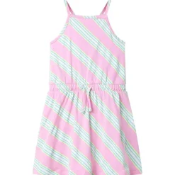 Kleding & Accessoires*vidaXL Kinderjurk zonder mouwen met trekkoord 104 roze