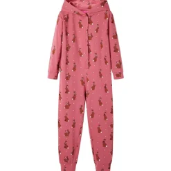 Kinderonesie met capuchon 92 oudroze>vidaXL Clearance