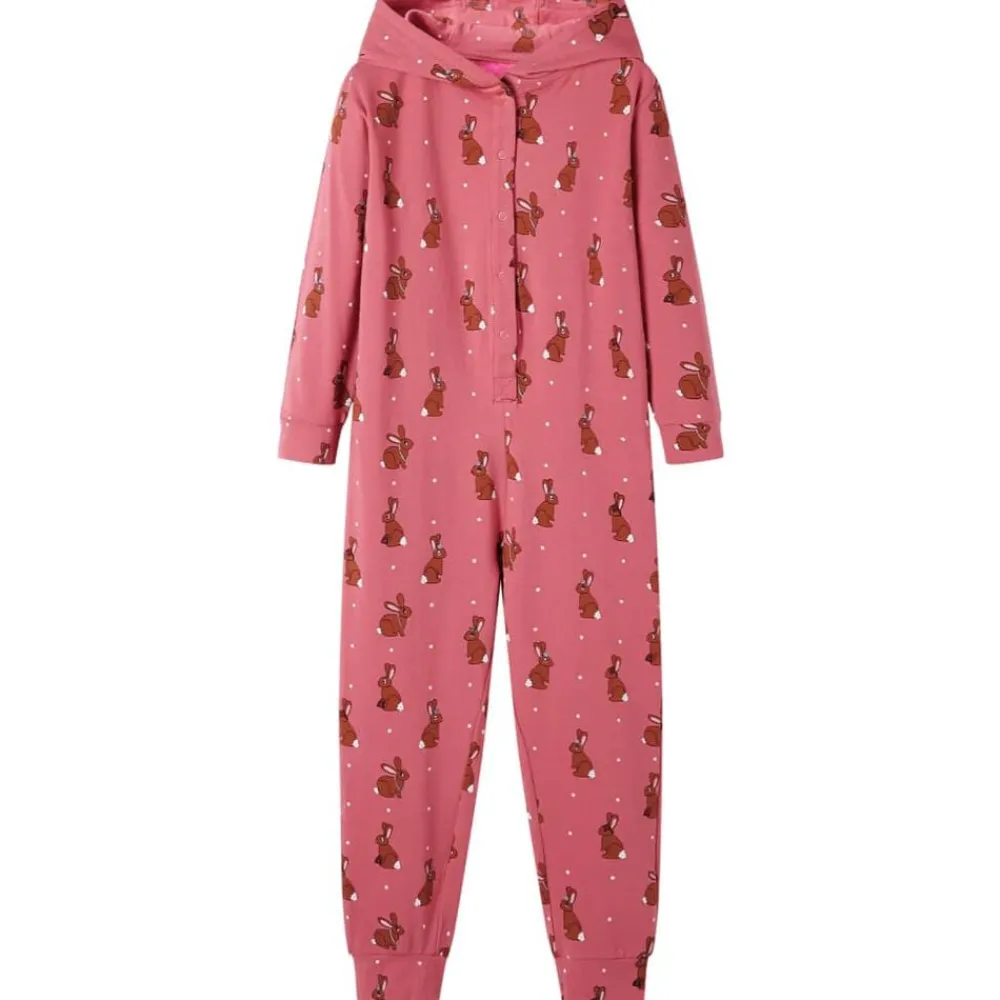Kinderonesie met capuchon 92 oudroze>vidaXL Clearance