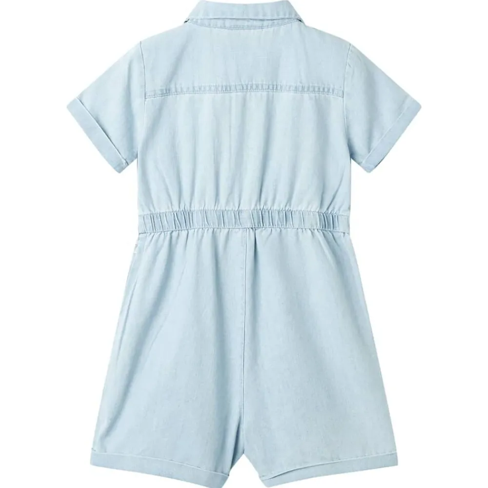 Kinderonesie met korte mouwen 92 zachtblauw>vidaXL Online