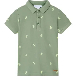 Kleding & Accessoires*vidaXL Kinderpoloshirt 92 kleurig Kaki