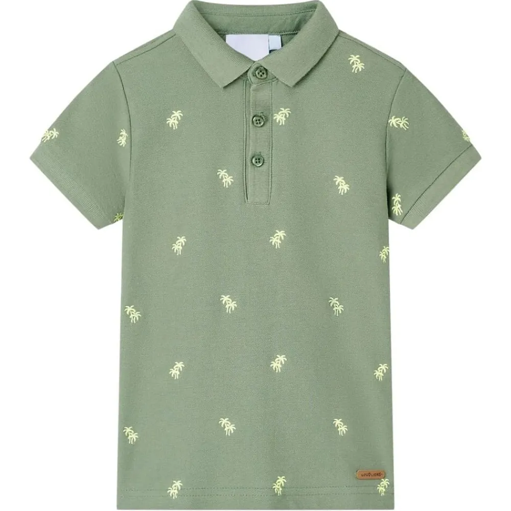 Kleding & Accessoires*vidaXL Kinderpoloshirt 92 kleurig Kaki