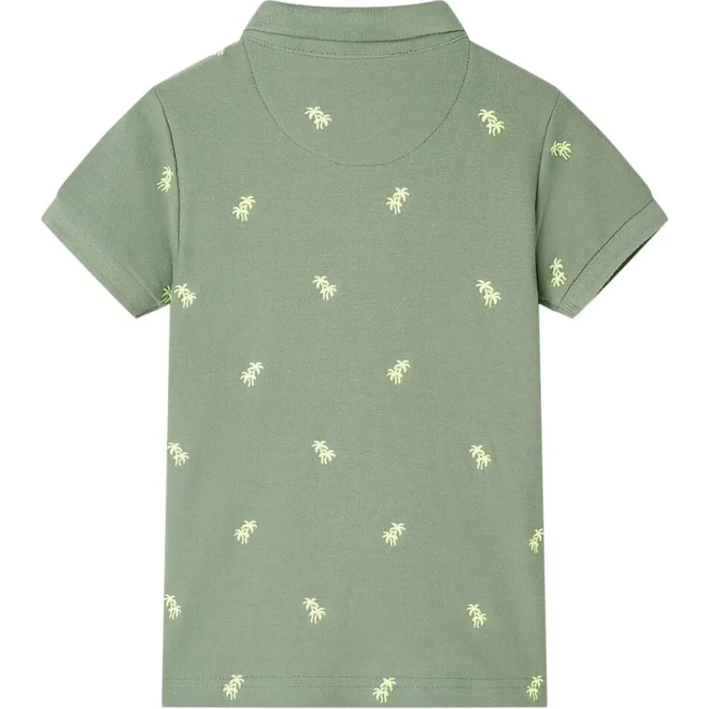 Kleding & Accessoires*vidaXL Kinderpoloshirt 92 kleurig Kaki