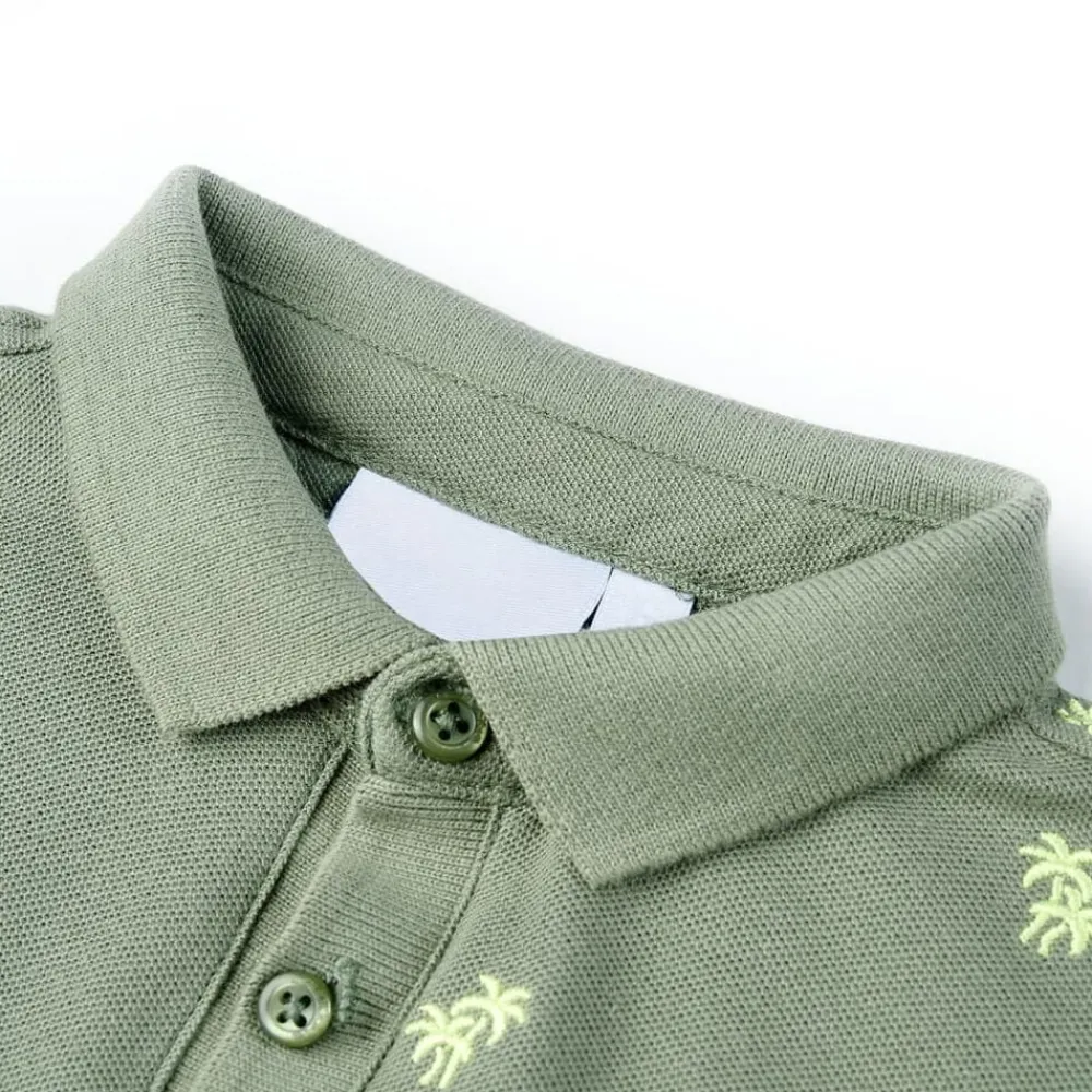 Kleding & Accessoires*vidaXL Kinderpoloshirt 92 kleurig Kaki