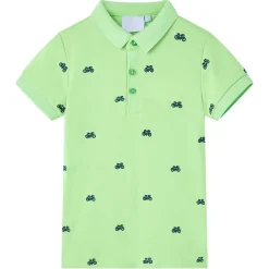 Kleding & Accessoires*vidaXL Kinderpoloshirt 92 neon Groen